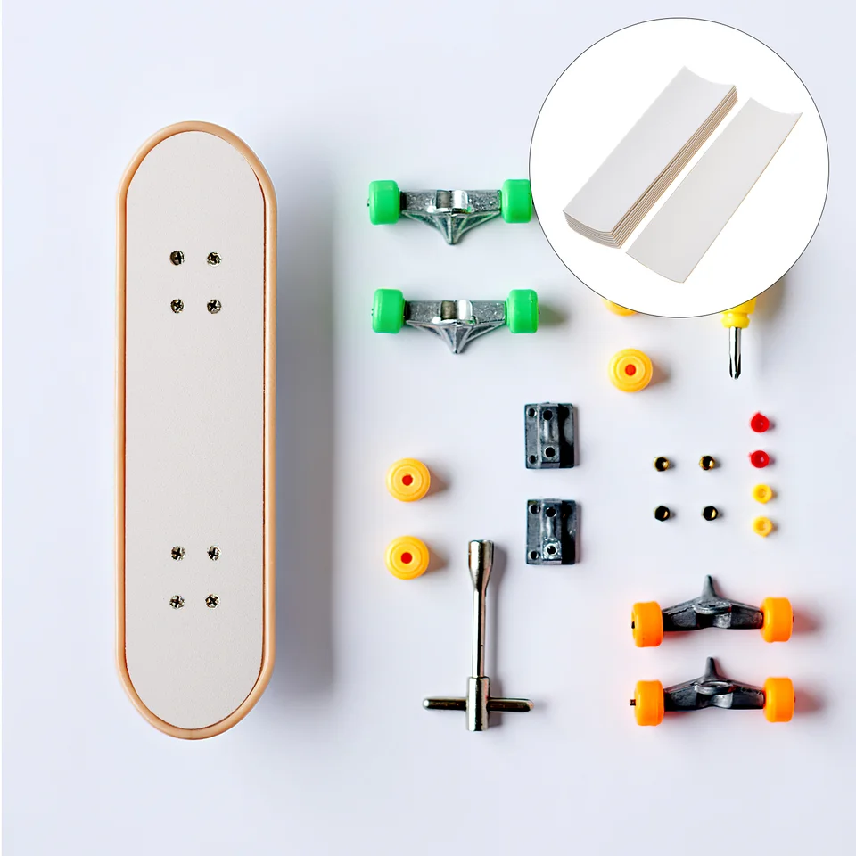 10 počítačov Finger Skateboard Anti-Strip Pad Grip Tape Tapees pre nekĺzavé nálepky
