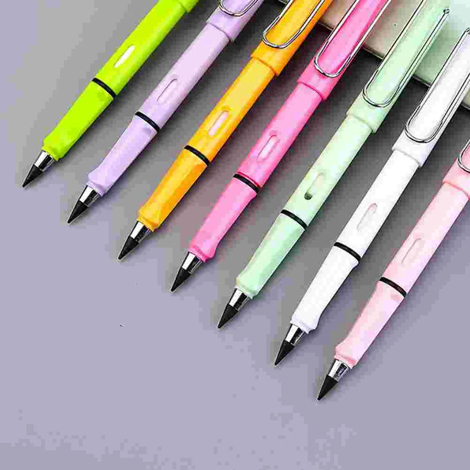 10 počítačov Výmena ceruzky Tip Tip bez atramentu Tips Vymeniteľné prenosné prenosné večné kreslenie grafitového náčrtu Detské písanie hrotov