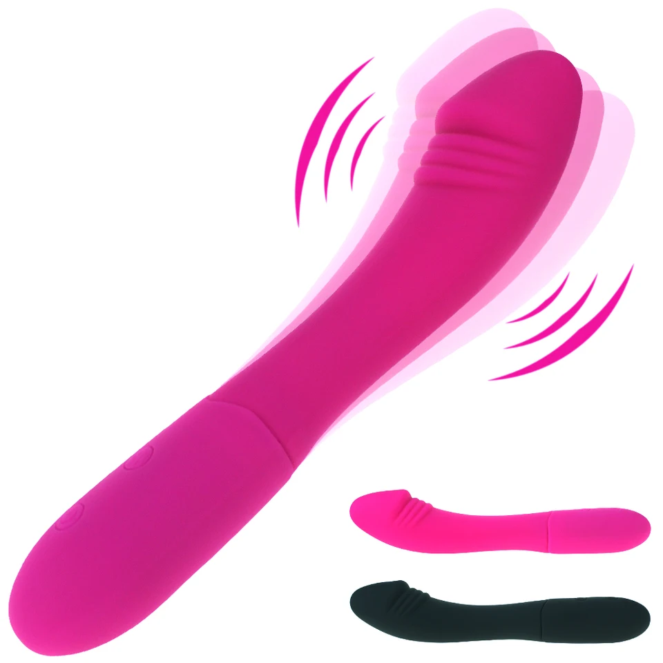10 režimov Real Dildo G Spot Vibrator for Women Soft ženský vaginový klitoris stimulátor Maságer masturbator Sex Products pre dospelých