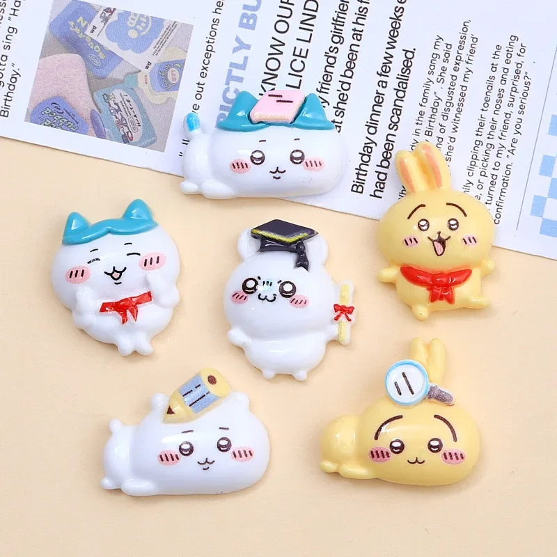 10 Stuky Kawaii Simulované karikatúry Učenie sa šteniat hars koberce Plakboek Beeldje DIY DEY DECOND ACCESSOIRES AMBACHTEN