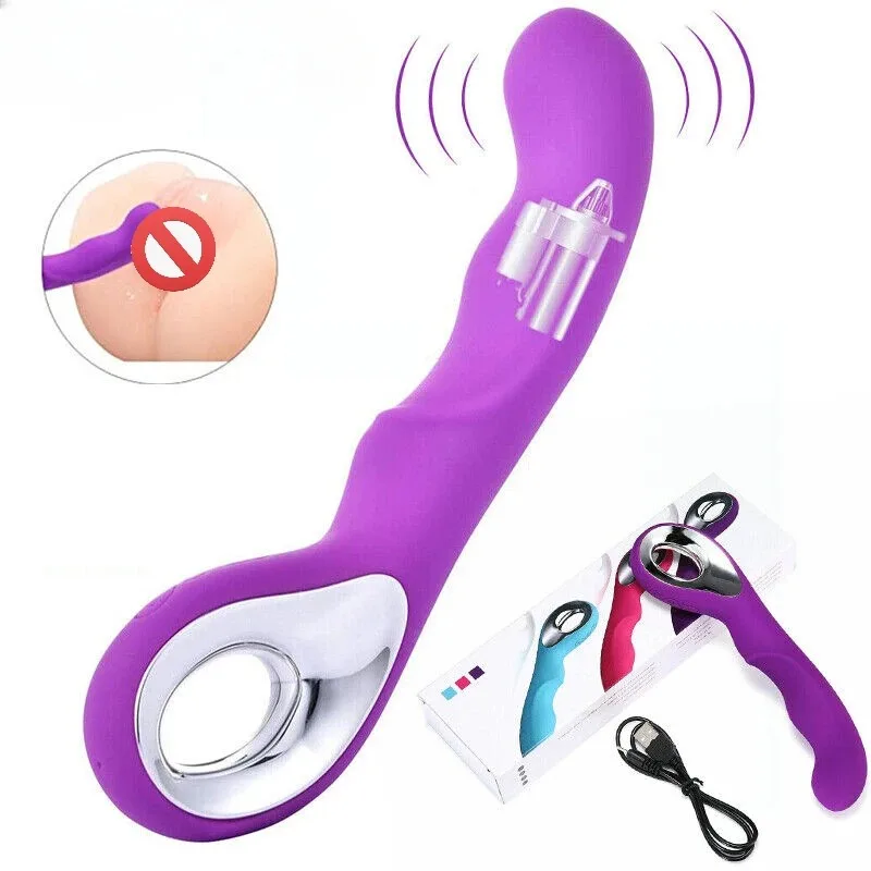 10-stupňový skrytý penis Vibrator Massage Stick Stick osobný ručný výkonný vodotesný ženský masturbácia sexuálne hračky pre ženy