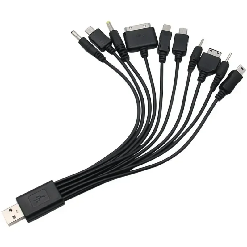 10 v 1 Multifunkčná nabíjačka USB káble pre iPod Motorola Nokia Sony Ericsson Consumer Electronics Dátové káble