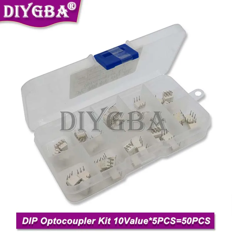 10 Value*5pcs = 50ks DIP OptoCoupler Kit 4N25 4N35 MOC3021 MOC3022 MOC3023 MOC3041 MOC3043 MOC3052 MOC3061 MOC3063 DIP IGMOPNRQ