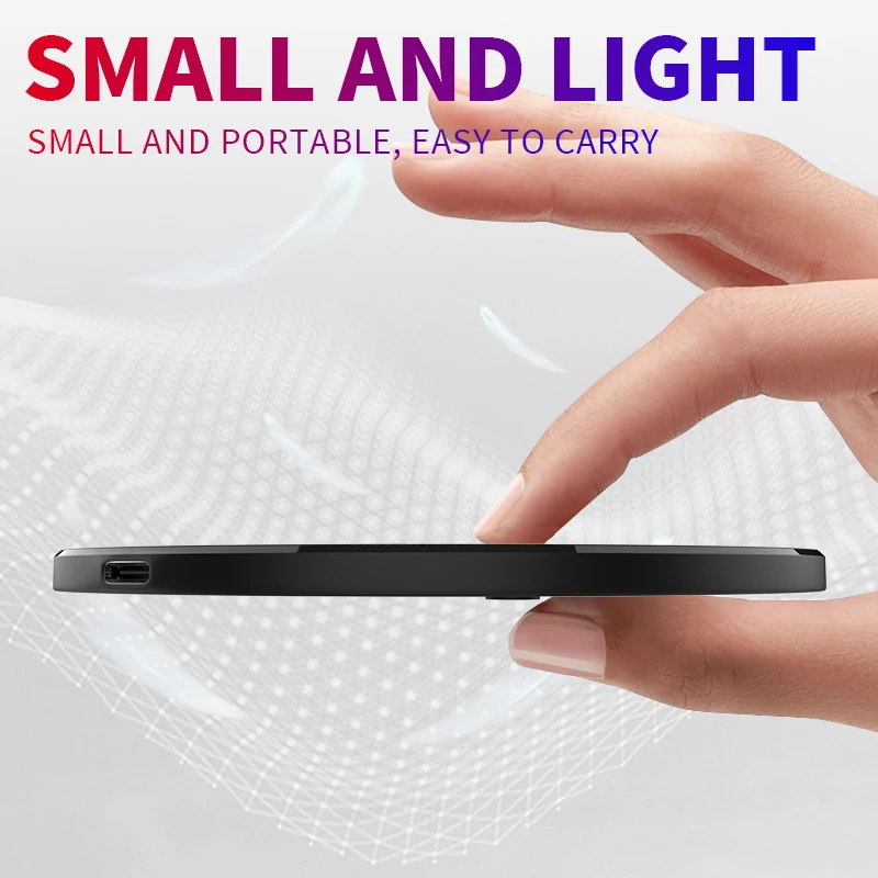 10 W bezdrôtová nabíjačka pre Motorola Moto Z3 Samsung Galaxy S8 Huawei Mate X5 Xiaomi Mi10 Ultra LG V30S ThinQ Fast Charger