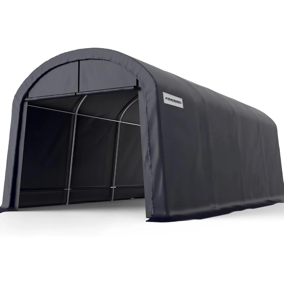 10 'x 20' okrúhle garážové prístrešie proti ležinovému úložnému úložnému prieskumu prenosný prístrešok pre prenosný prístrešok pre prístrešok