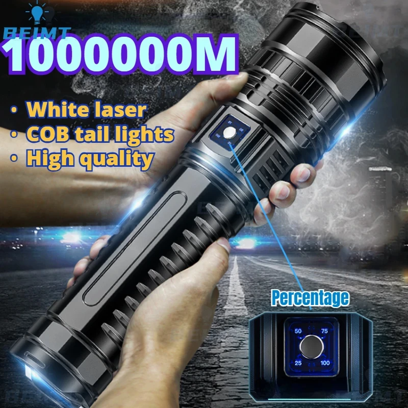 100 000lm ultra silná baterka Vonkajšia vonkajšia diaľková slepá laserová laserová laserová laserová laserová laserová prietrž