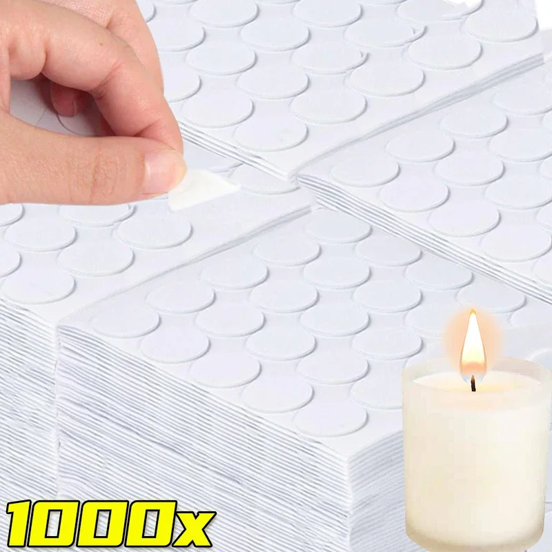 100/1 000 pcs Sviečky Sviety Knol Penu pena obojstranný tepelný odpor vosku pevné základné nálepky DIY ručne vyrobené sviečky Výroba príslušenstva