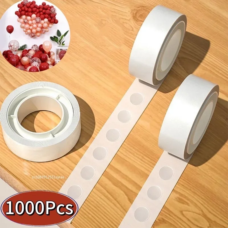 100/1000 DOT obojstranná lepidlá plagát číry lepidlá páska Round No TRATASS SILNÁ ADHESIVE STACKER Vodotesná pre remeselníkov