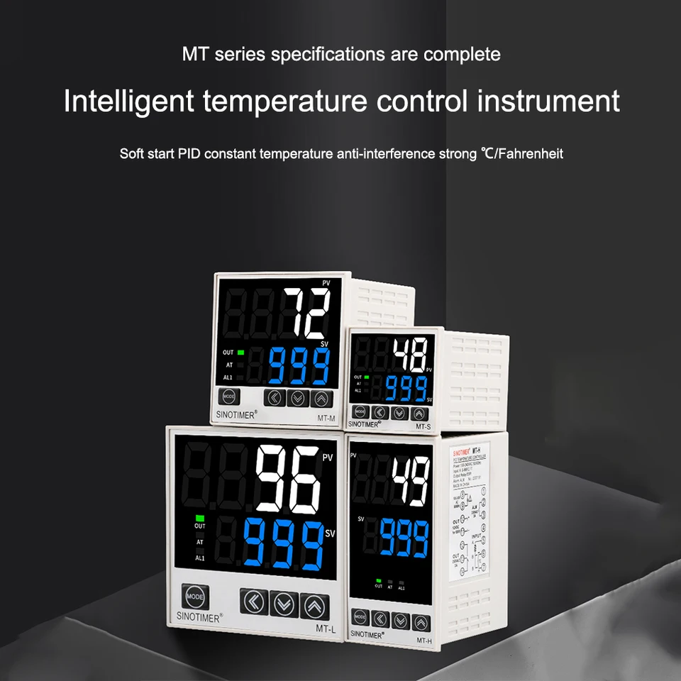 100-240V AC Digital PID RELEPLE RELEPLE RELEPLE/SSR VÝCHOD + K/E/J/N TERMOCUPLE Štyri vstupné režim pre náradie vykurovacích strojov