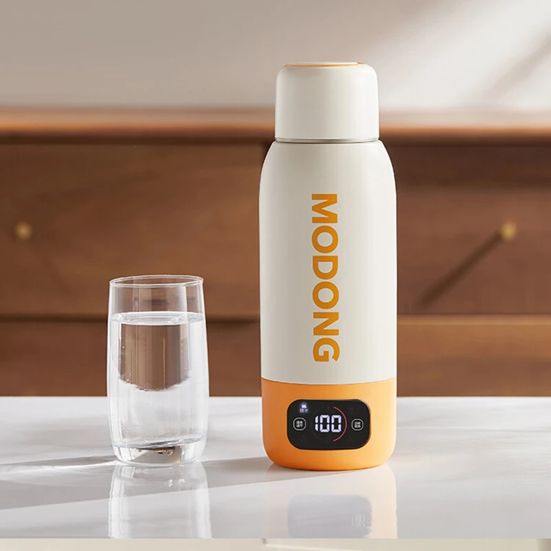 100-240V Elektrická kanvica 600 ml prenosné vykurovacie šálky Multifunkčný varený vodný hrniec inteligentný čajový kanvica nastaviteľná teplota Kettles