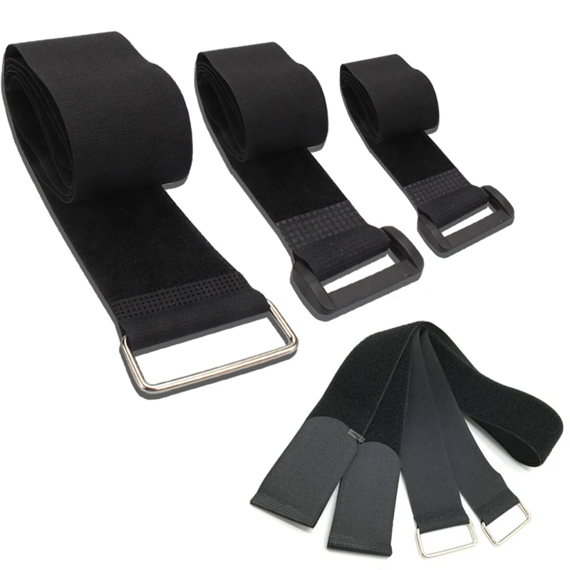 100*5 cm nylonový nákladný remienok Háčik a slučka Ratchet Rase Belt Držiteľ držiaka pre držiak na motocykel Bike Outdoor Camping Bags