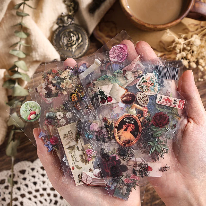 100 krabíc pre domáce zvieratá strihanie nálepiek na ručné nálepky Kreatívne nálepky na ručné nálepky Nálepky na nálepky Junk Journal Supplies
