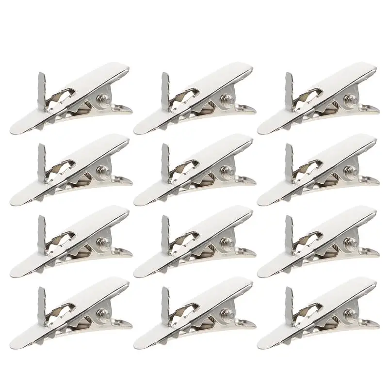 100 ks 2,5/4,5 cm vianočné kvetinové klip Decoratívne kovové remeselné klipy Ozdobia prázdninové dekorácie pre vianočné dekory