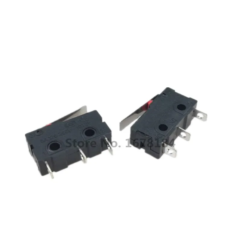 100 ks/limitný spínač, 3 pin N/ON/C Vysoká kvalita všetkých nových 5A 250VAC KW11-3Z MICRO SWITD TAMENT
