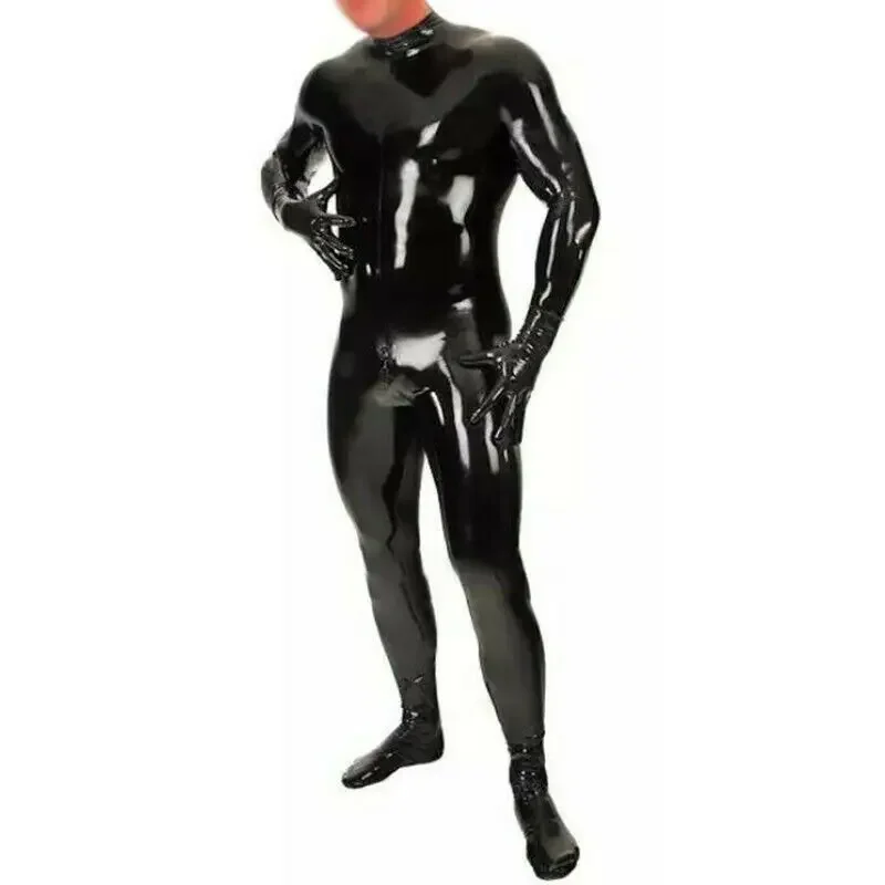 100% latexová tesná kombinéza s ponožkami, rukavicami, gumovými kombinézami, odevmi na party