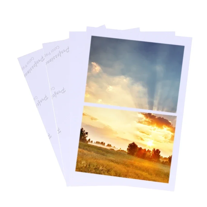 100 listov lesklé 4R 4x6 Photo papier pre dodávky papiera atramentovej tlačiarne