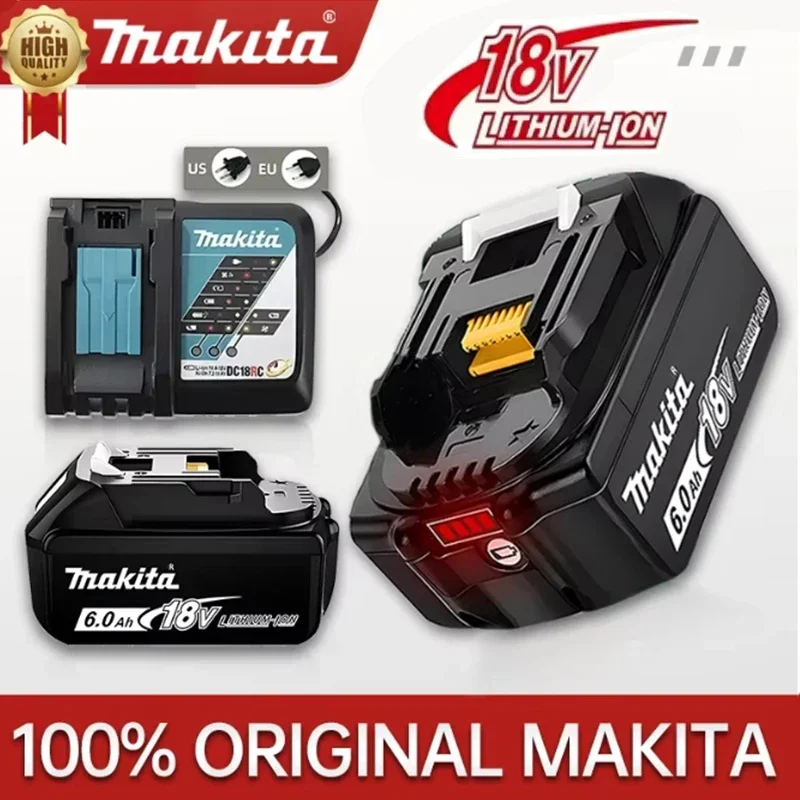 100% Makita 18V Pôvodná originálna pre Makita 18V LXT DTD173 DDF489 DHP489 DUC407 DTW700 DHR243
