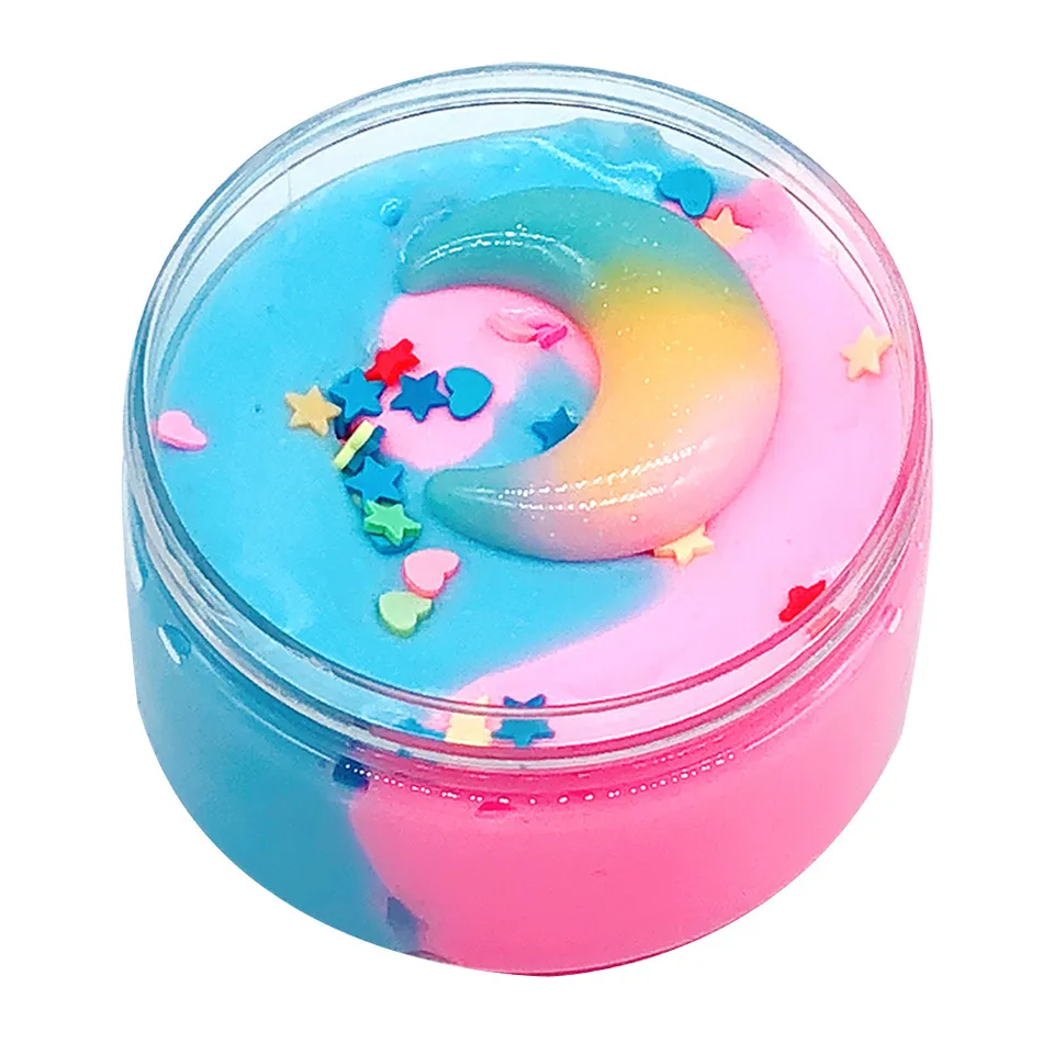 100 ml krásne farebné miešanie oblaku cloud slime voňavé stresové detské hračky