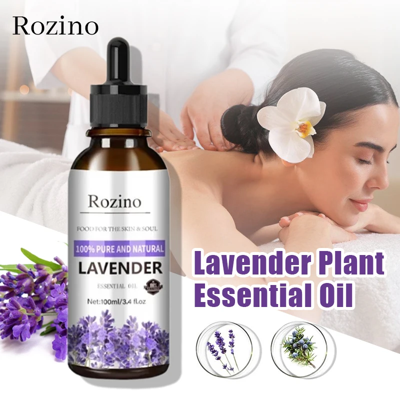 100 ml levanduľové rastliny éterický olej SPA zvlhčujúce pohodlné upokojujúce výživné a zvlhčujúce masáž
