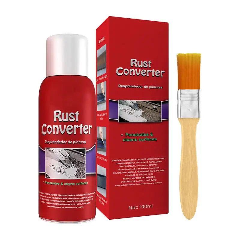 100 ml Rust Recover Spray Auto koliesový okraj kovové diely Anti-Rust Car Spray Car Nábytok Kuchynský čistiaci prostriedok Rust Rust Inhibítor