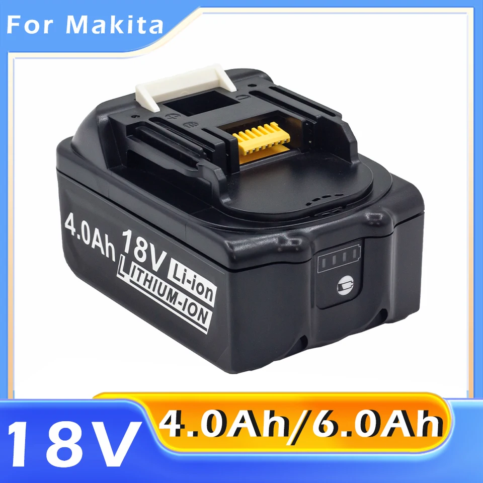 100%nový 4,0AH/6,0AH pre MAKITA 18V batéria BL1830B BL1850B BL1850 BL1840 BL1860 BL1815 BL1830 BL1845 Výmena lítiovej batérie