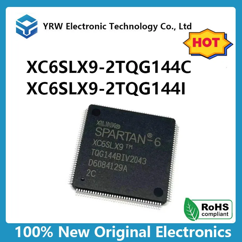 100% nový XC6SLX9-2TQG144i XC6SLX9-2TQG144C XC6SLX9-2TQG144 XC6SLX9 LQFP-144 Programovateľné logické zariadenie Chip IC CPLD FPGA
