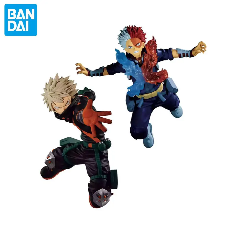 100%oficiálny oficiálny bani Banpresto My Hero Academia Bakugou Katsuki Todoroki SURTO Anime Originálny zberateľný boxový model