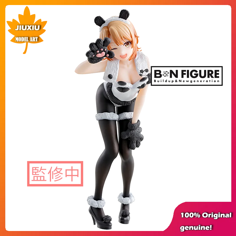 100% originál: Kawaii Girl Isshiki Iroha panda oblek Ver 18cm PVC Akčná figúrka Anime postava Model Toy Figure Collection Darček