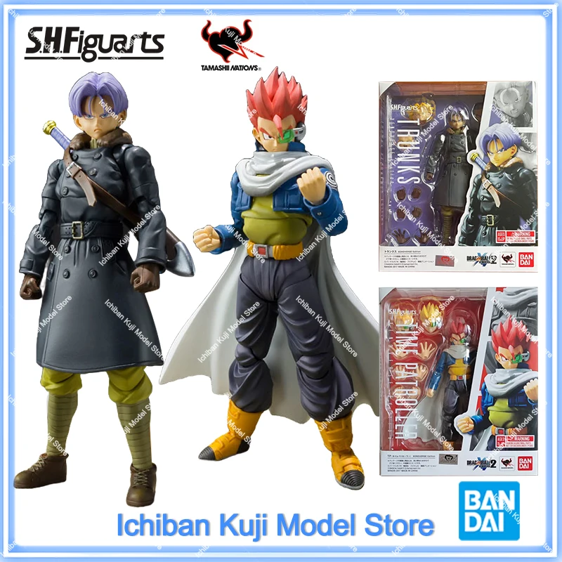 100%originál v sklade Bandai Dragon Ball Shfiguarts Trunks Time Patroller Xenoverse Edition Action Collection Figure Model