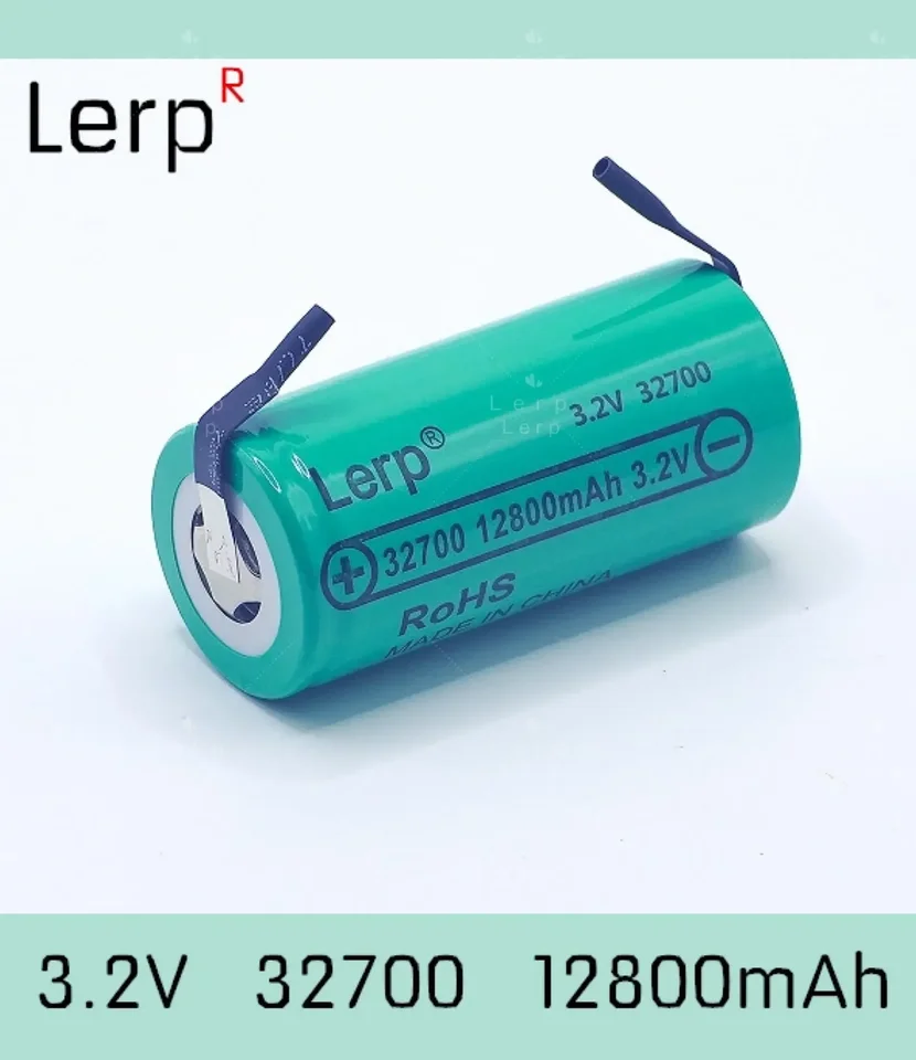 100% originálna 32700 batéria batérie LIFEPO4 3,2 V 12800 mAh 35A Kontinuálny výtok maximálne 55A s niklom list