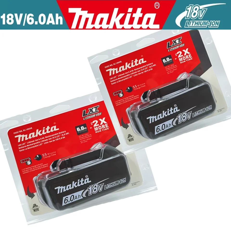 100% originálna Makita 6AH/2AH pre Makita 18V batéria BL1830B BL1850B BL1850 BL1840 BL1860 BL1815 Výmena lítiovej batérie