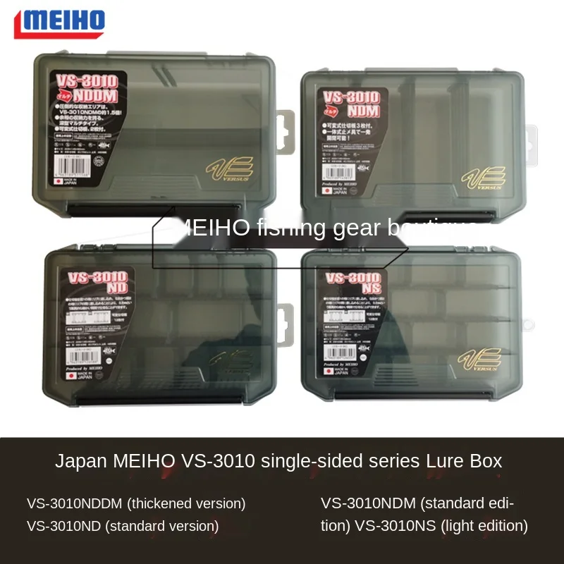 100% originálne Japonsko Meiho vs-3010 návnadová skrinka Soft box Fishing Running Box Lure Bait Storage Boxes plastové puzdro
