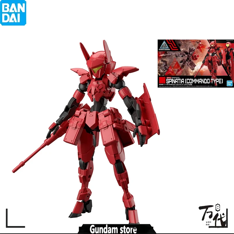 100% originálne misie Bandai 30 minút misie EXM-E7C Spinatia Commando Action Action Anime Občianska figúrka Zhromaždenie ozdoby