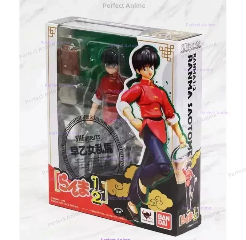 100% originálny model Bandai SH Figuarts Saotome Ranma 1/2 hotový model