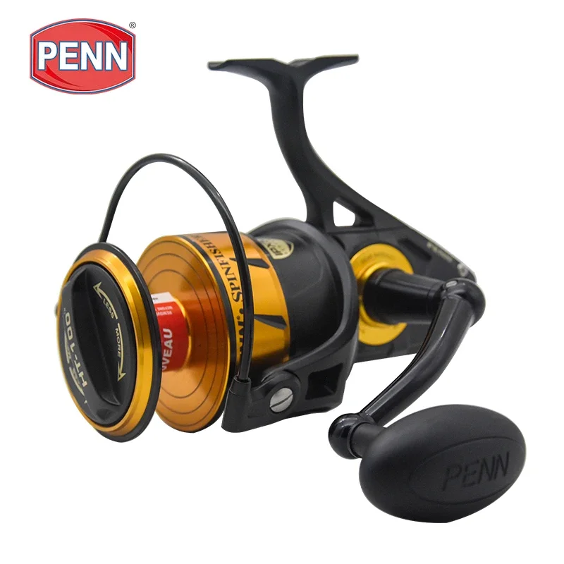 100% originálny Penn Spinfisher VI SSVI 2500-10500 Kovové telesné rybárske navijak 5+1BB IPX5 Utesnený dizajn Veľká morská slaná voda