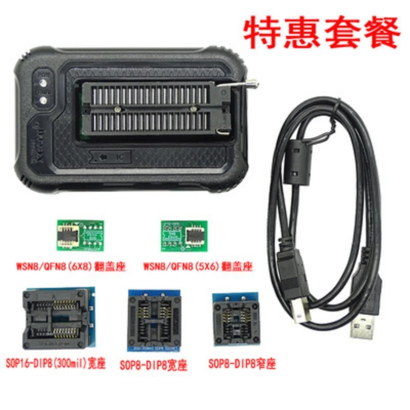 100% originálny XGECU T48 [TL866-3G] programátor EPROM/MCU/SPI/NOR/NAND FLASH/EMMC/IC TESTter/TL866CS A TL866II PLUS UNIVERSAL