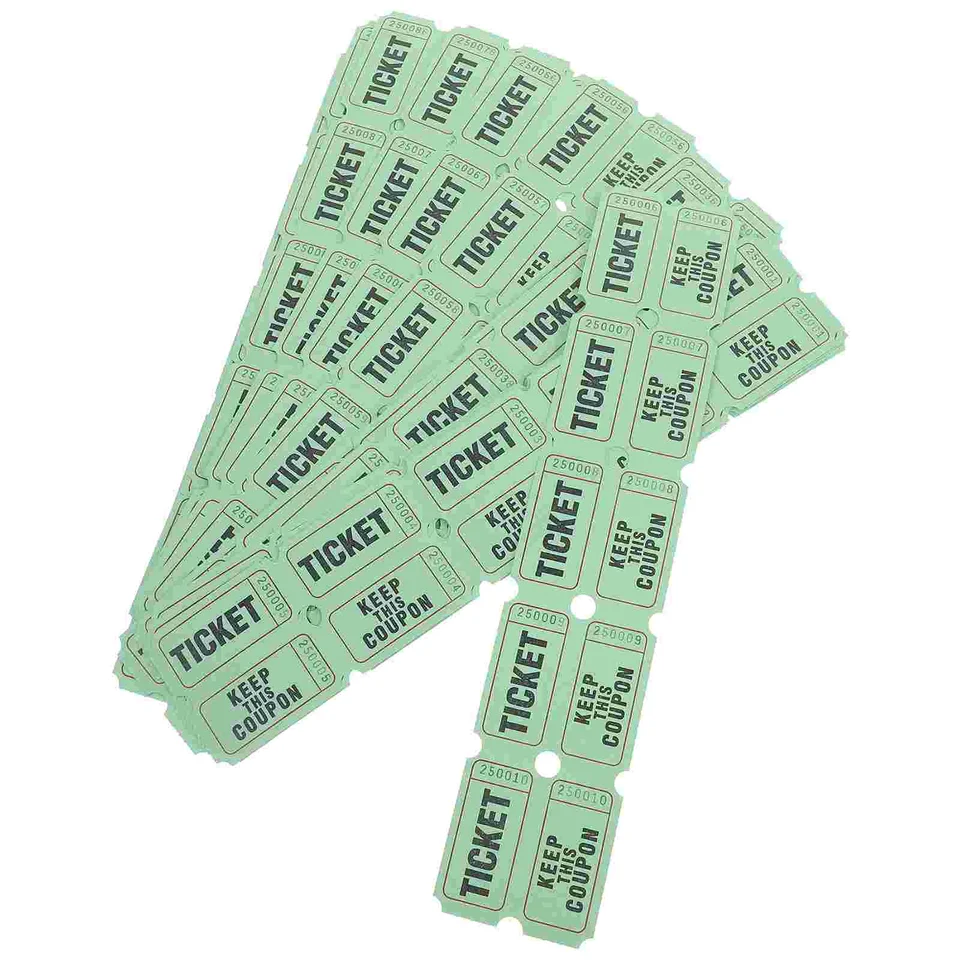 100 počítačov Ticket Raffle Vstupenky s jednou herou Lottery Concert Event pre učebňu slepý festival