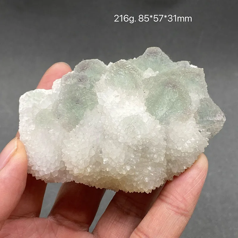 100% prírodný zelený fluoritový minerálne vzorky Cluster Stones a Crystals Liečivé kryštály Doprava zdarma