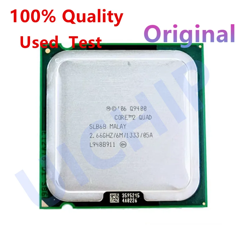 100% pôvodný procesor Core 2 Q9400 procesor CPU (6 m, 2,66 GHz, 1333 MHz) LGA775