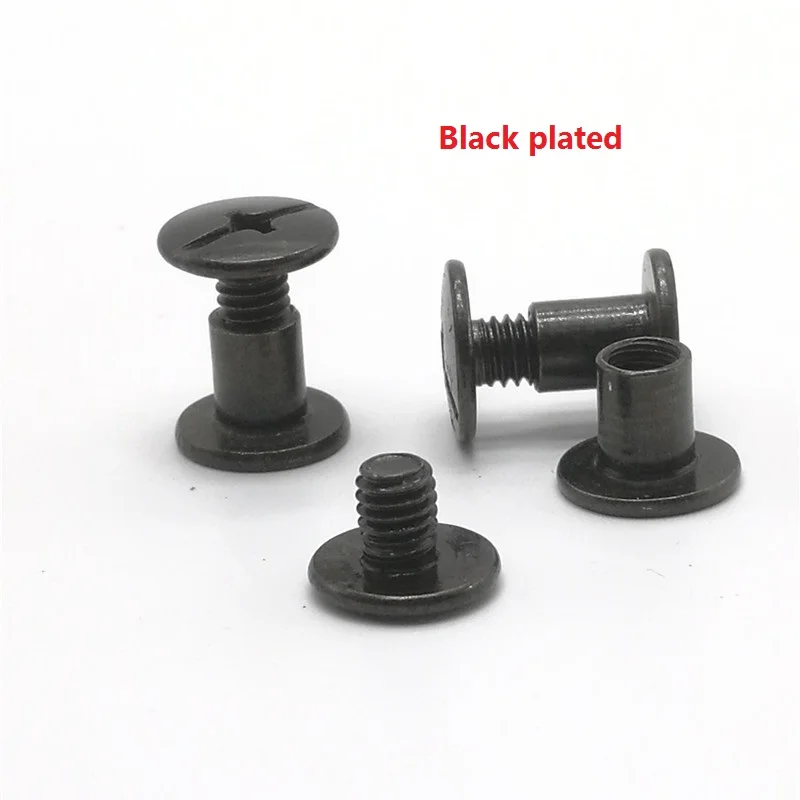 100 sady M5*4/5/6/8/10/11/11/11/22/25/30 Black Plated účtov