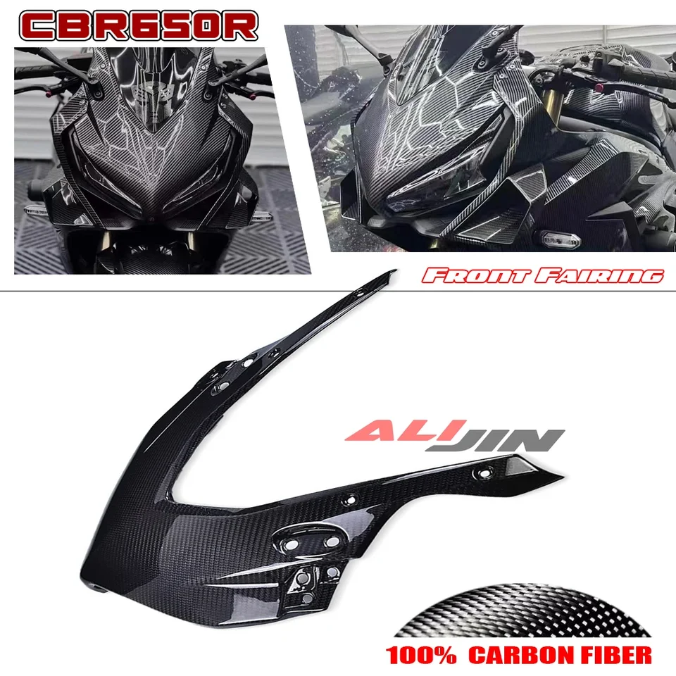 100% skutočné suché uhlíkové vlákno Fit Honda CBR650R 2019-2023 2022