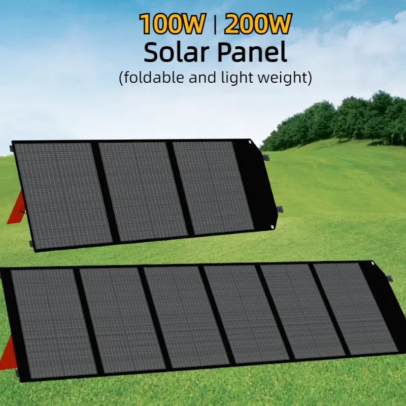 100 W 200 W Cakosimo Skladacia solárna nabíjačka 22% vysoká konverzia prenosný solárny panel pre kemping RV-TRIP Green Power