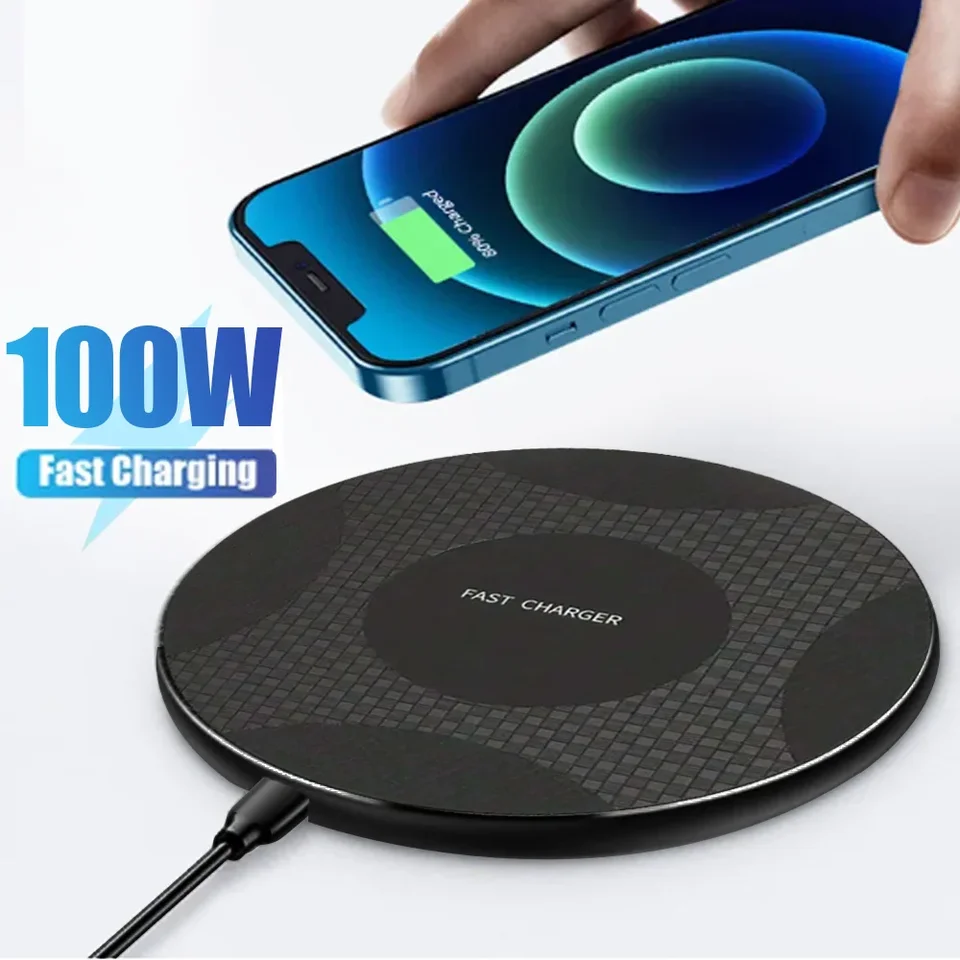100 W bezdrôtová nabíjačka pre iPhone 15 14 13 13 12 11 Pro Max x Samsung Xiaomi Telefónne nabíjačky Indukcia Rýchle nabíjanie Dock Station