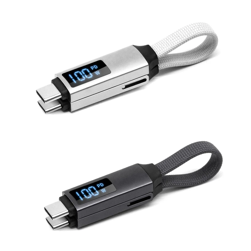 100 W kľúčový kábel pre rýchle nabíjanie Type-C USB