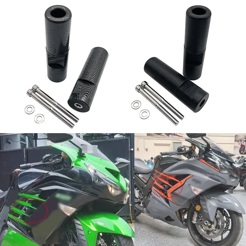 100% úplne nový pre Kawasaki Ninja ZX14R ZX-14R 06-2008 Motocyklová rámová posúvače zrážky Falling Ochranné chránič motor