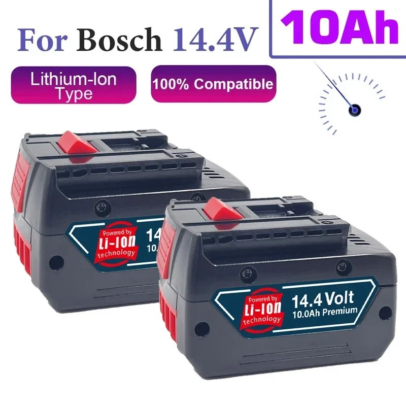 1000 mAh batéria pre Bosch 14.4V Výmena lítium-iónov 10AH Nabíjateľná batéria pre GBH GDR GSR1080 DDS180 BAT614G
