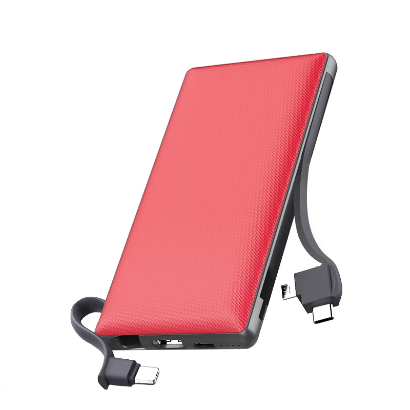 1000 mAh Power Bank USB C 18W Rýchle nabíjanie Externé batérie pre iPhone 15 13 13 13 11 13 11 Samsung Xiaomi Huawei Powerbank s káblom