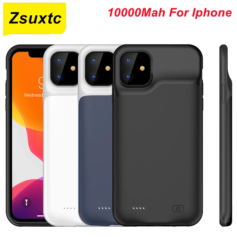 10000 mAh batéria pre iPhone 12 Pro 11 Pro Max Power Bank Nabíjacie nabíjacie nabíjačka pre iPhone XS Max XR 7 8 Plus 6s SE 2020