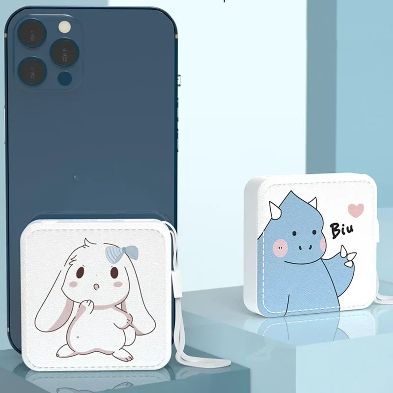 10000 mAh prenosná karikatúra Power Bank Externá batériová nabíjačka Powerbank pre iPhone Huawei Xiaomi Smart Phone chudobné