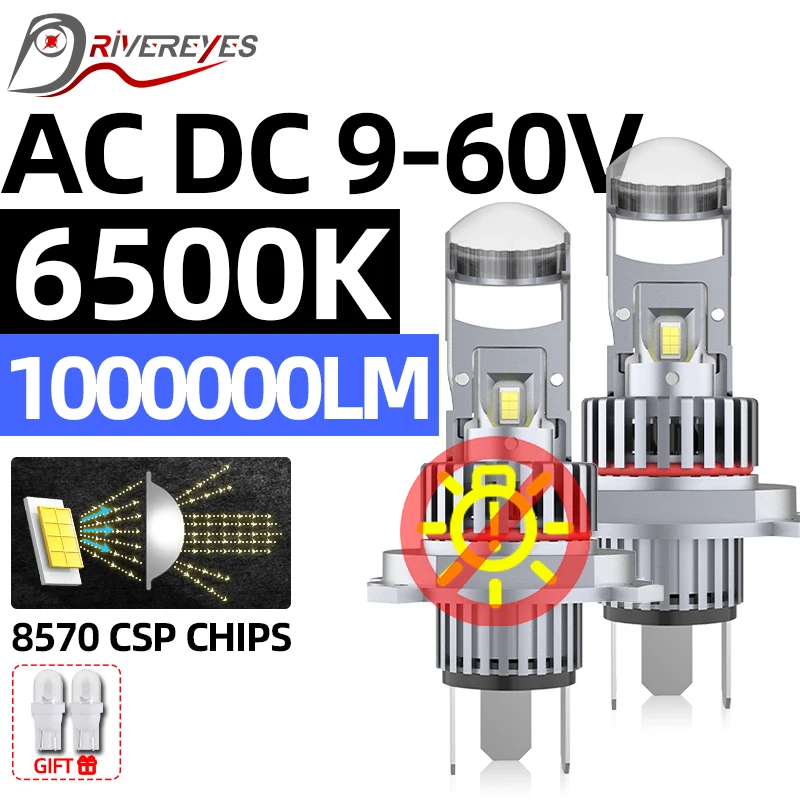 1000000LM 6500K H7 H4 H11 BI LED projektor objektív 9005 HB3 9006 HB4 H8 H9 9012 HIR2 8570 CSP CAR Lights Canbus 12V 24V HI/LO BEAM